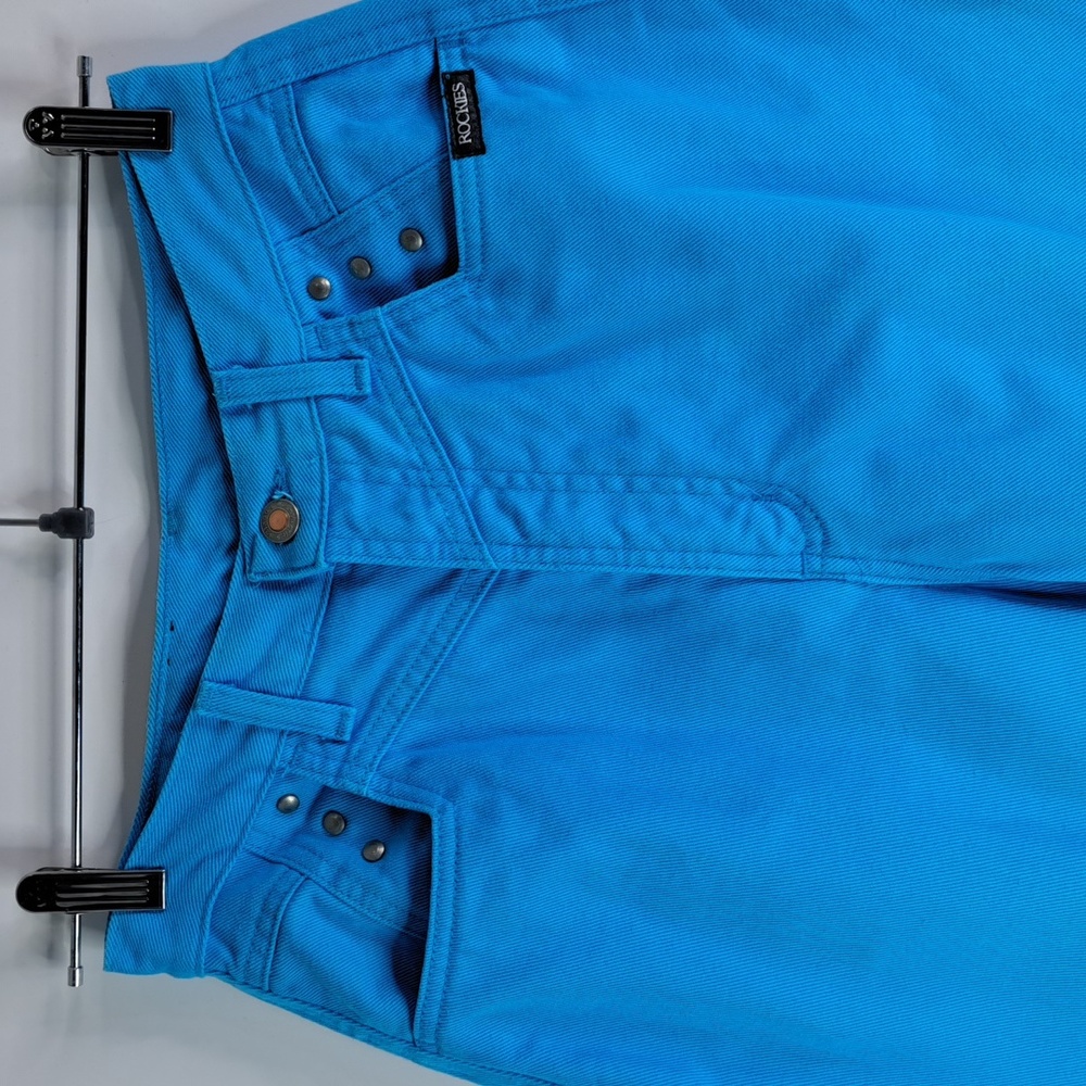 Rockies Robin Egg Blue High-Rise Western Jeans Waist 26" Inseam 37 - Picture 3 of 16